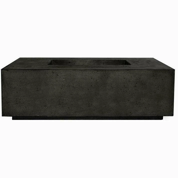 Prism Hardscapes - Porto Series 58 Rectangular Concrete Fire Table w/ Hidden Propane Storage