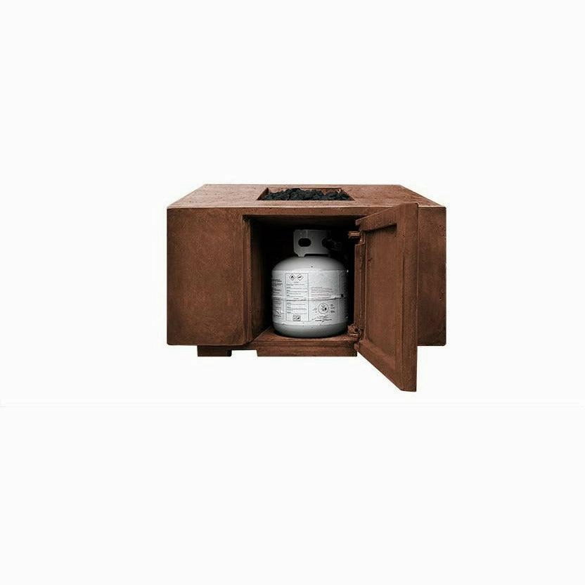 Prism Hardscapes - Porto Series 68 Rectangular Concrete Fire Table w/ Hidden Propane Storage