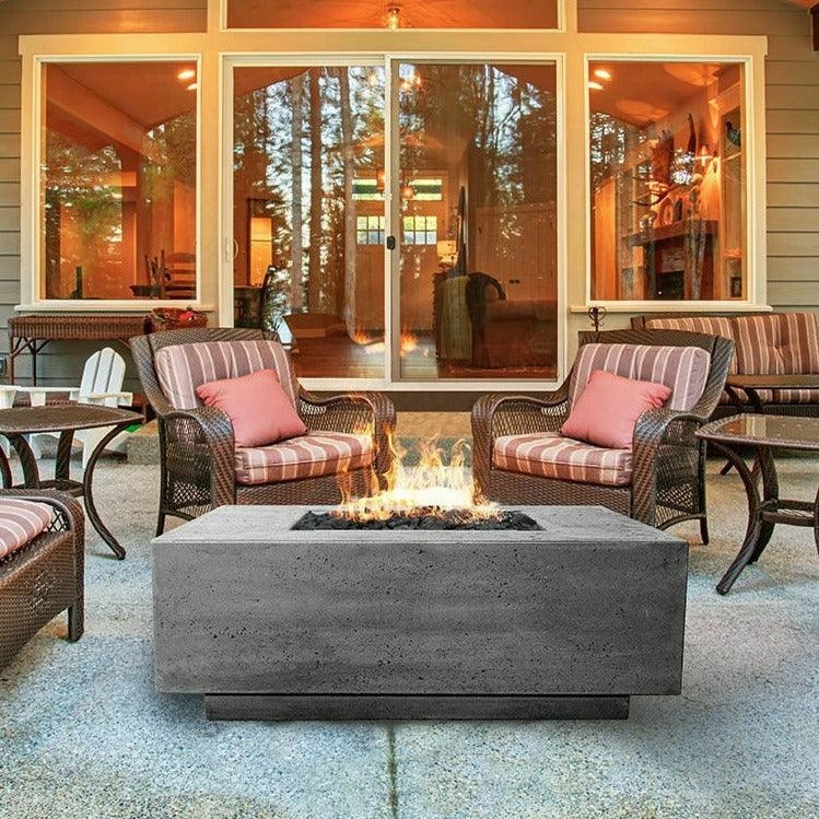 Prism Hardscapes - Tavola Series 3 Square Concrete Fire Pit Table