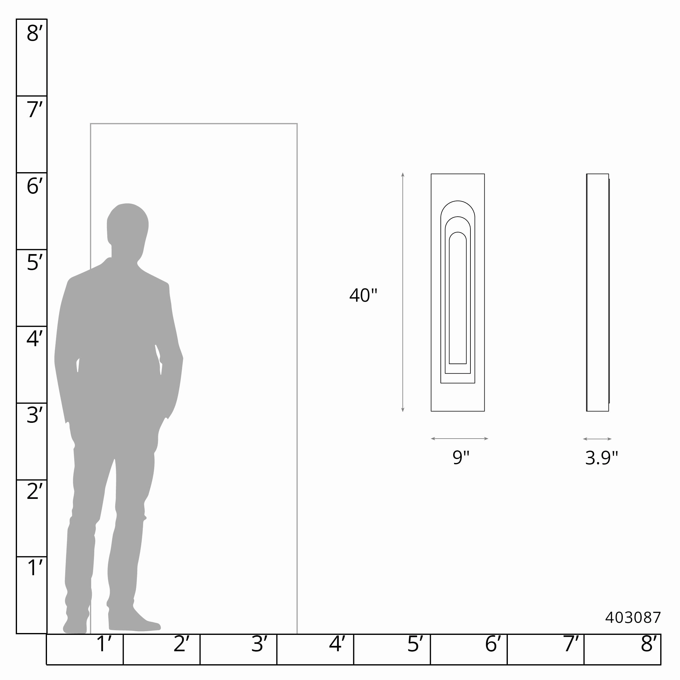 Procession Arch Large Outdoor SconceWeatherproof outdoor lighting