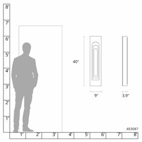 Procession Arch Large Outdoor SconceWeatherproof outdoor lighting
