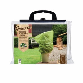 Protective Plant Jacket Med - Pack 3 premium quality garden tool set with case