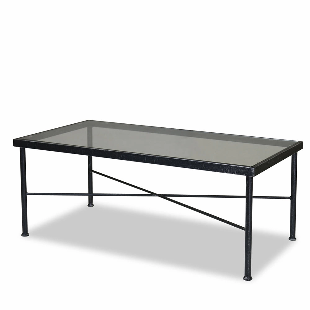 Provence Glass Top Coffee Tableoutdoor coffee table for patio or lounge