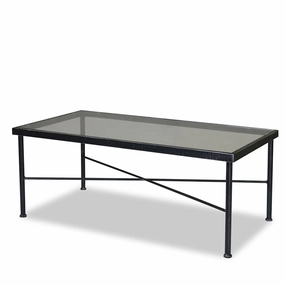 Provence Glass Top Coffee Tableoutdoor coffee table for patio or lounge