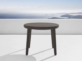 Puglia Outdoor Aluminum End Tableoutdoor coffee table for patio or lounge