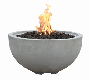 Puuoo Concrete Lava Fire Table (Modena)  Propaneoutdoor patio furniture set