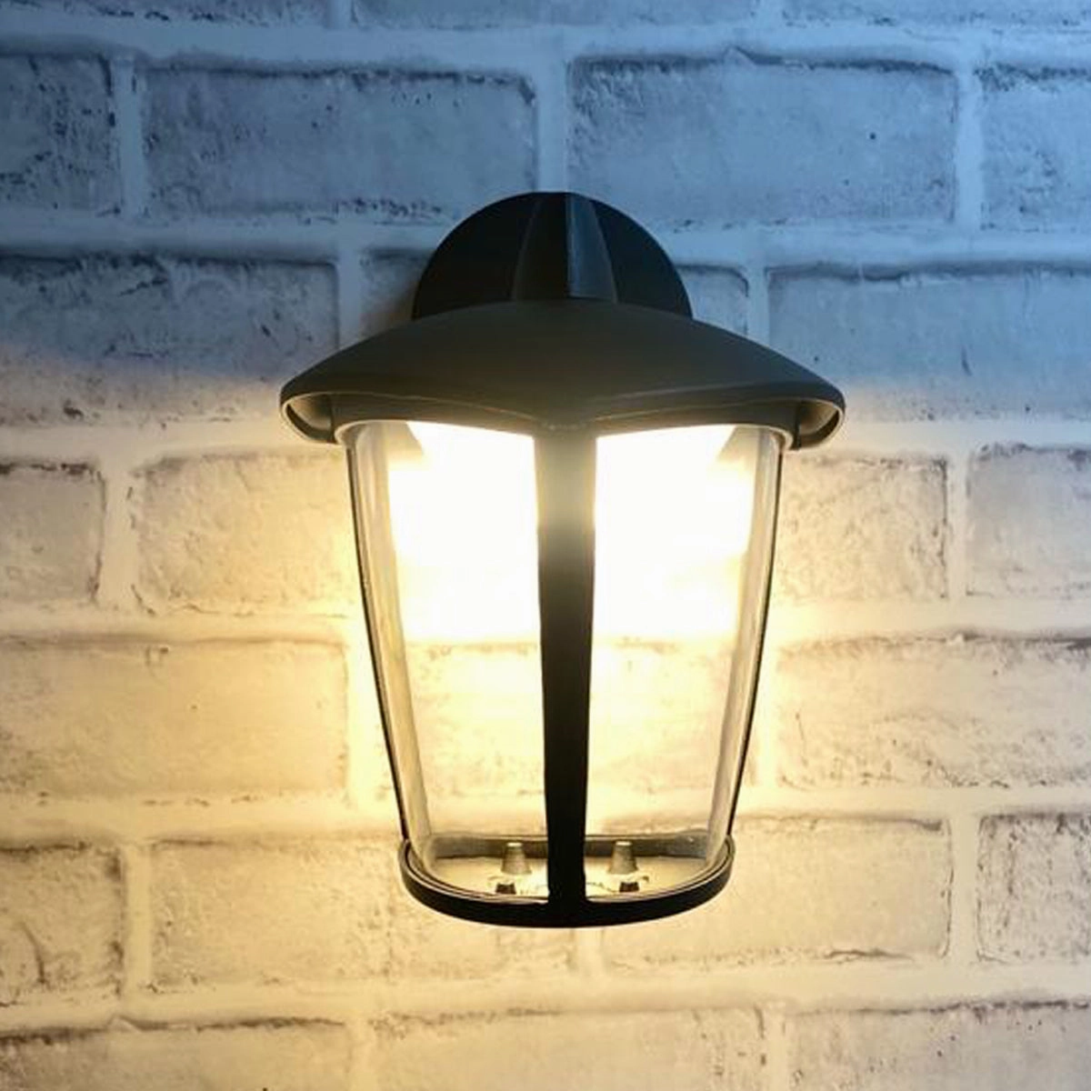 PYRAMID - CGC Black LED Wall Lantern Light