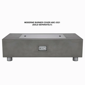 PyroMania Fire - Aluminum Burner Cover for ModerneSpark screen for fire pit