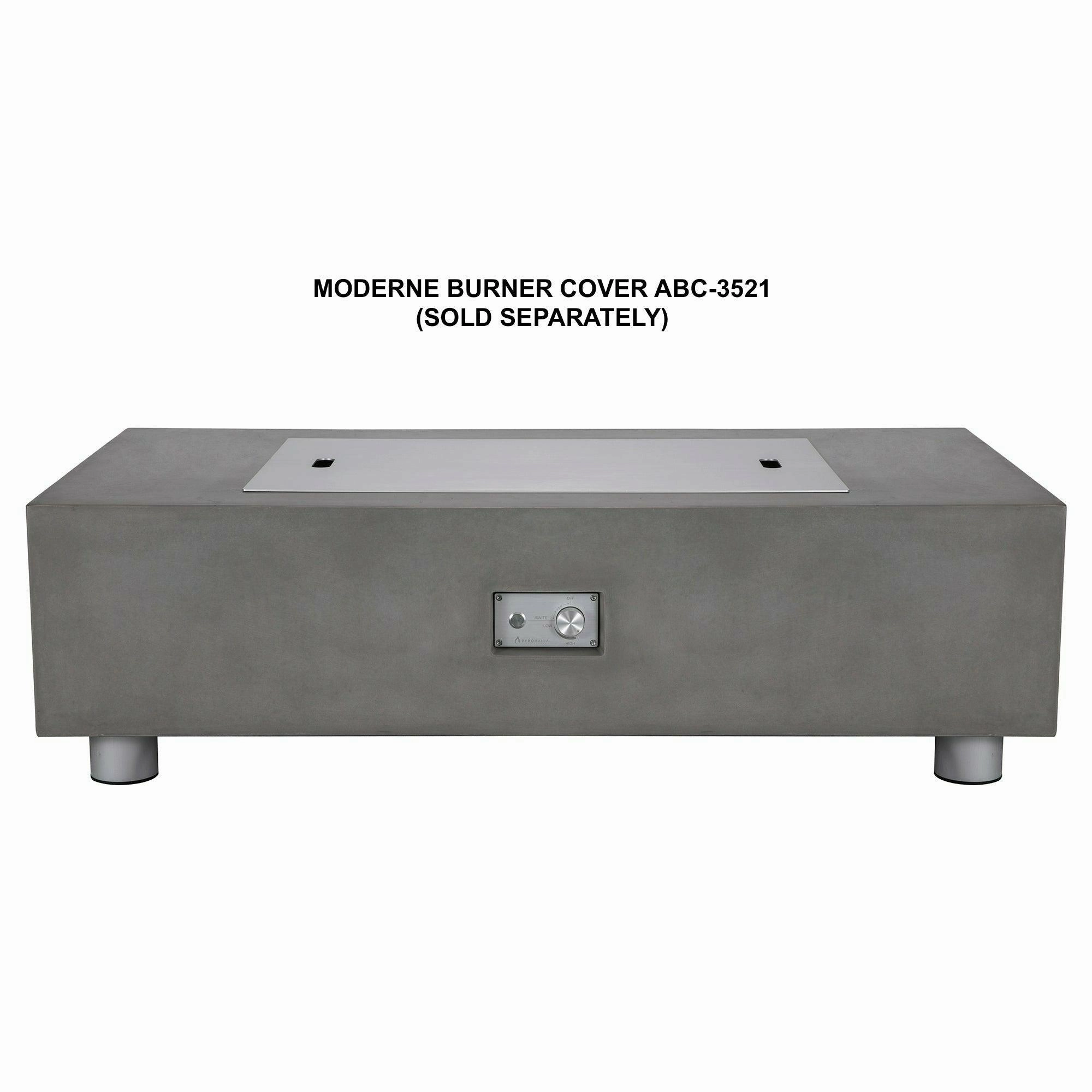 PyroMania Fire - Aluminum Burner Cover for ModerneSpark screen for fire pit