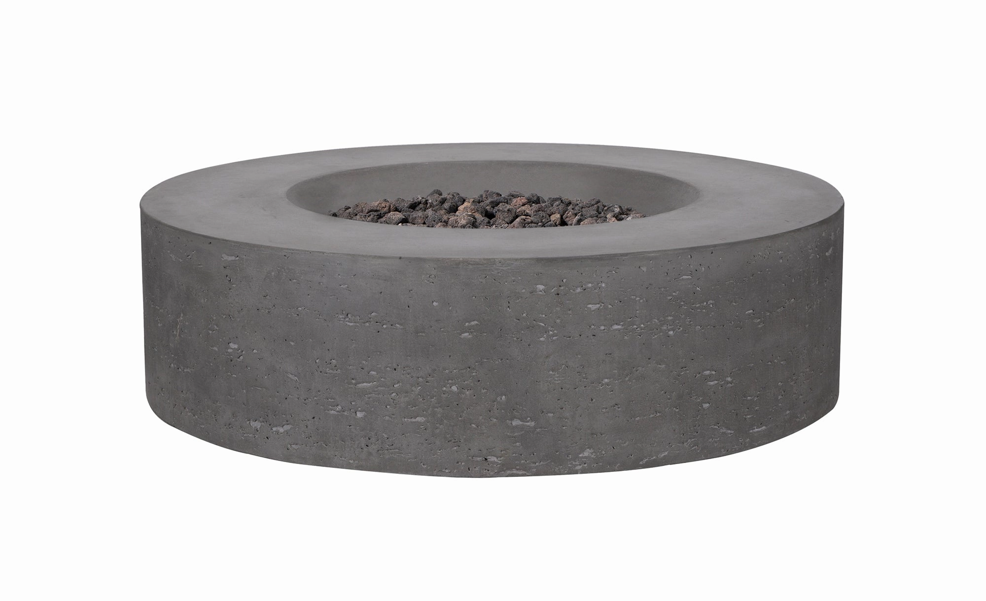 PyroMania Fire - Genesis Round Concrete Fire Pit Tableportable outdoor fire pit with lid