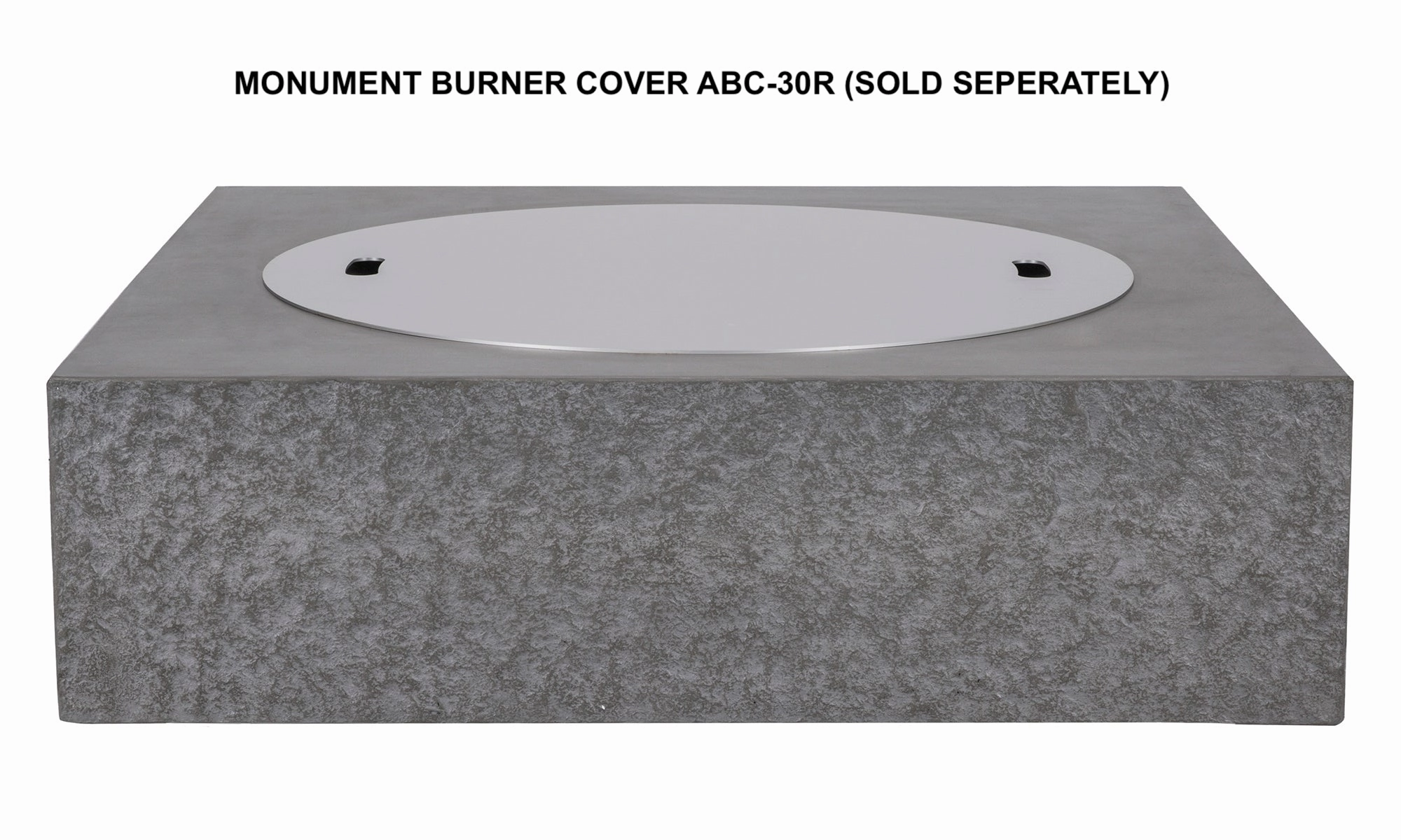 PyroMania Fire - Monument Square Concrete Fire Pit Table