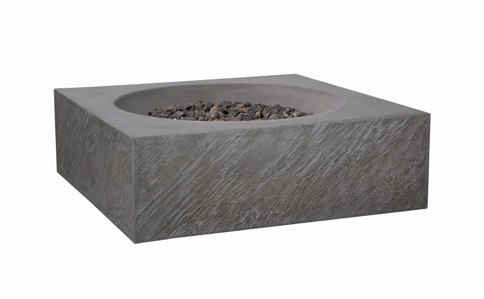 PyroMania Fire - Paloma Square Concrete Fire Pit Table