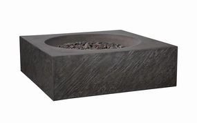 PyroMania Fire - Paloma Square Concrete Fire Pit Tableportable outdoor fire pit with lid