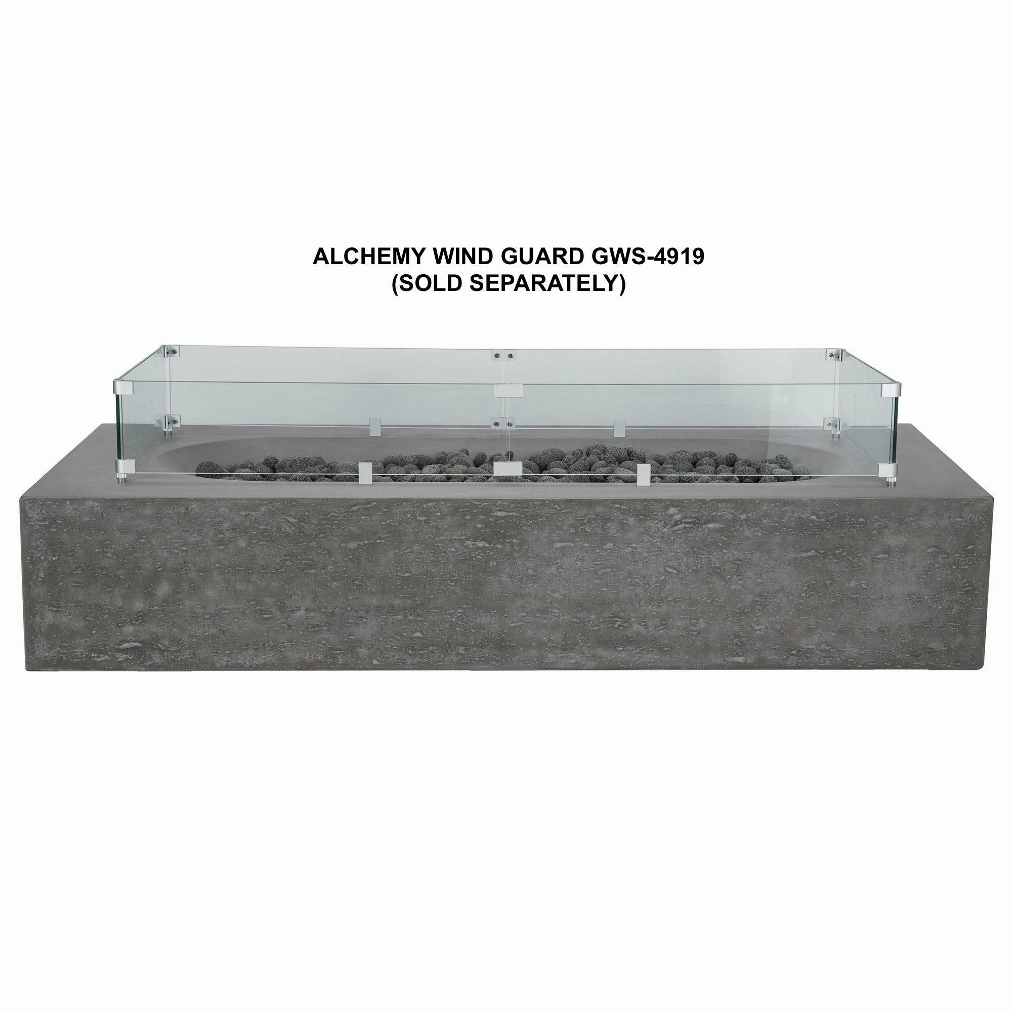 PyroMania Fire - Wind Guard for Alchemy Fire TableSpark screen for fire pit