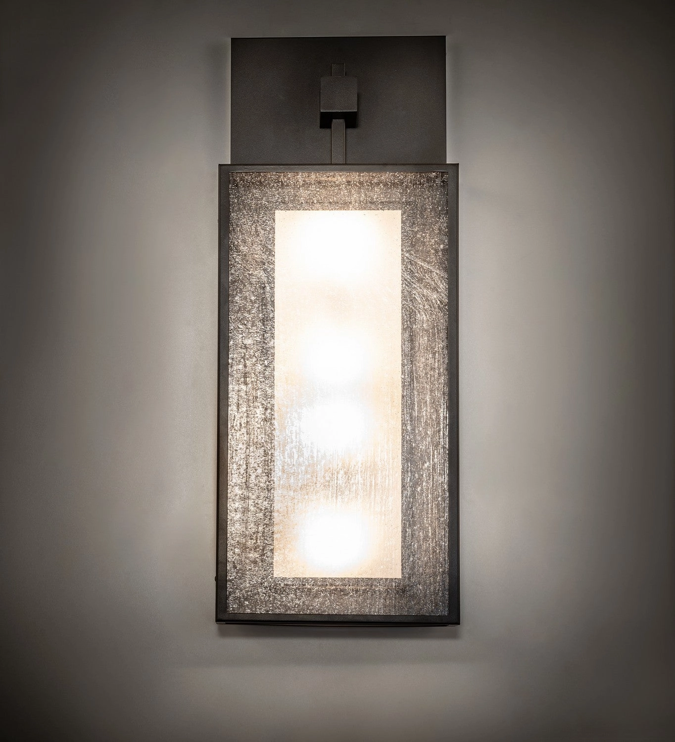 Quadrato LED Wall Sconce Statuary Bronze Metallic