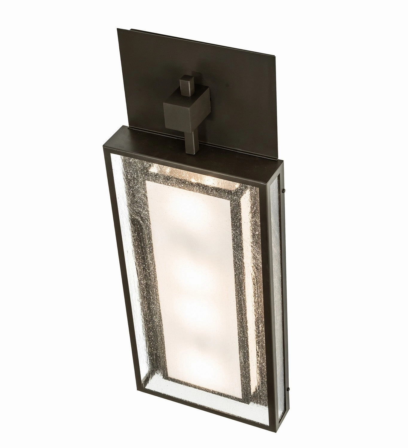 Quadrato LED Wall Sconce Statuary Bronze Metallic