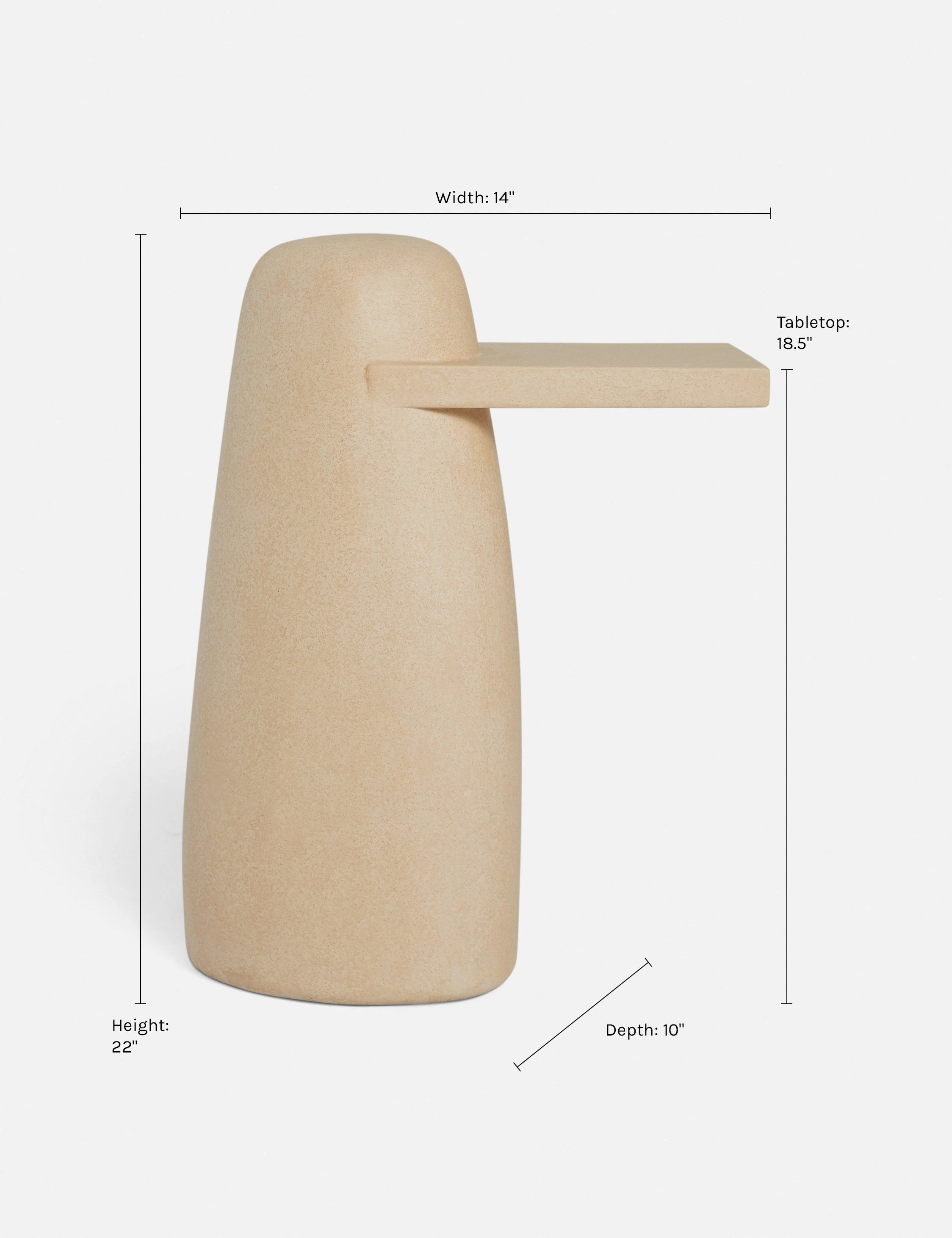 Quarry Side Table by Sarah Sherman Samuel