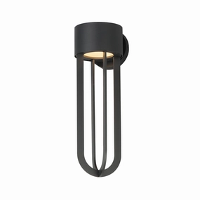 Quayside VX LED Outdoor Wall Sconce BlackOutdoor wall sconces with motion sensor