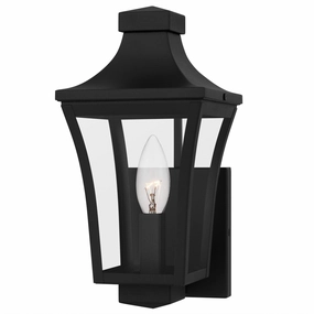 Quentin One Light Outdoor Wall Lantern Earth BlackOutdoor wall sconces with motion sensor