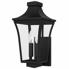 Quentin Two Light Outdoor Wall Lantern Earth BlackOutdoor wall sconces with motion sensor