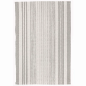 Quincy Stripe Handwoven Indoor/Outdoor Rug - Platinumwaterproof outdoor patio rug