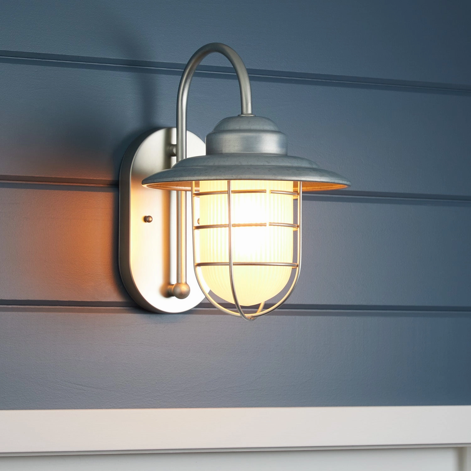 R Series One Light Wall Sconce Galvanized