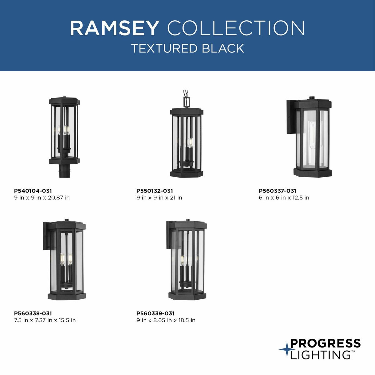 Ramsey 3-Light Outdoor Pendant