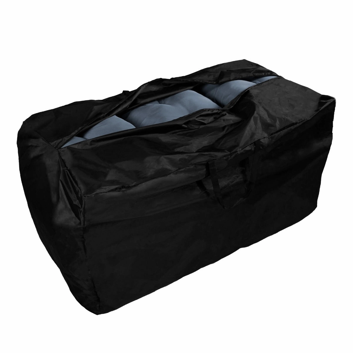 Rattan Cushion Storage Box 582L - Black
