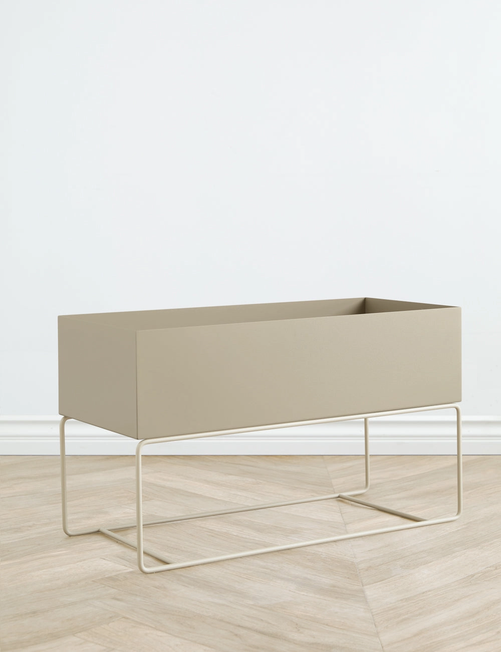 Ravine Planter Pot, Taupe - Large by Ferm Living -  - mini herb garden planters for kitchen