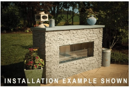 RCS 36" Cedar Creek Outdoor Gas Fireplace RFP36LECONLED