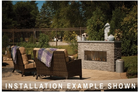 RCS 36" Cedar Creek Outdoor Gas Fireplace RFP36LECONLED