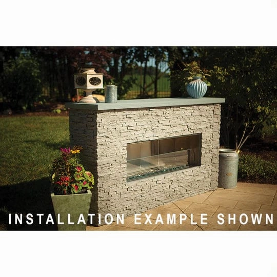 RCS 60" Cedar Creek Outdoor Gas Fireplace RFP60LECONLED