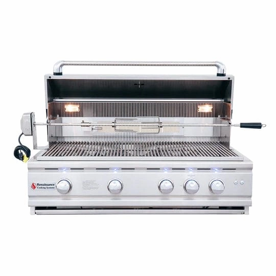 RCS Cutlass Pro Series 38" Built-in Grill with Window RON38AW