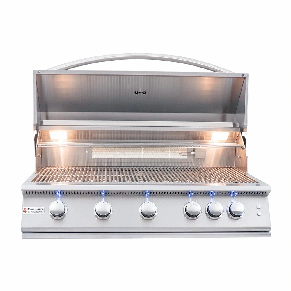 RCS Premier 40" Built-in Grill with LED Lights RJC40AL