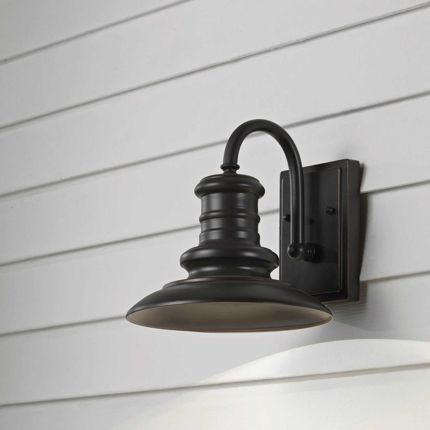 Redding Station LED Outdoor Wall Sconce Restoration Bronze
