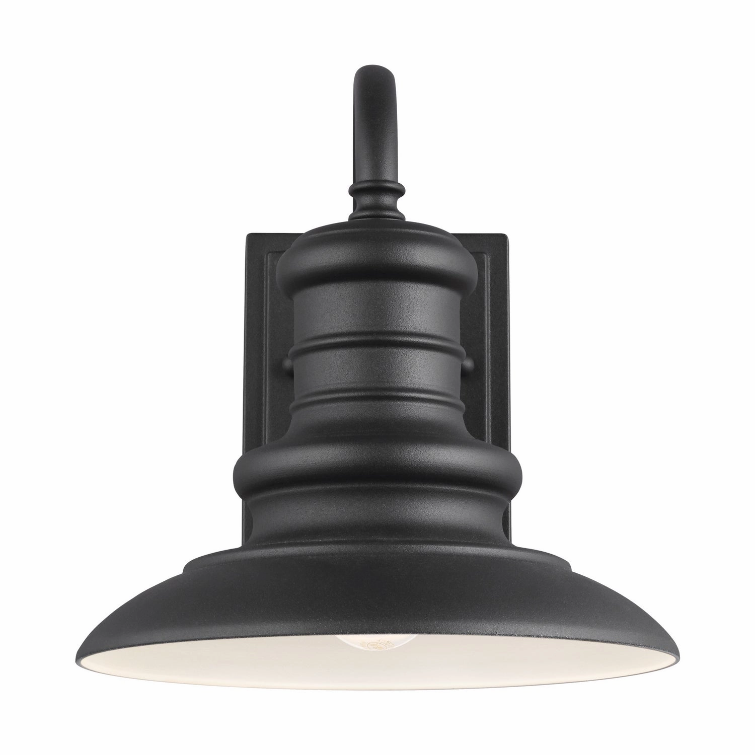 Redding Station One Light Outdoor Wall Lantern Textured Black