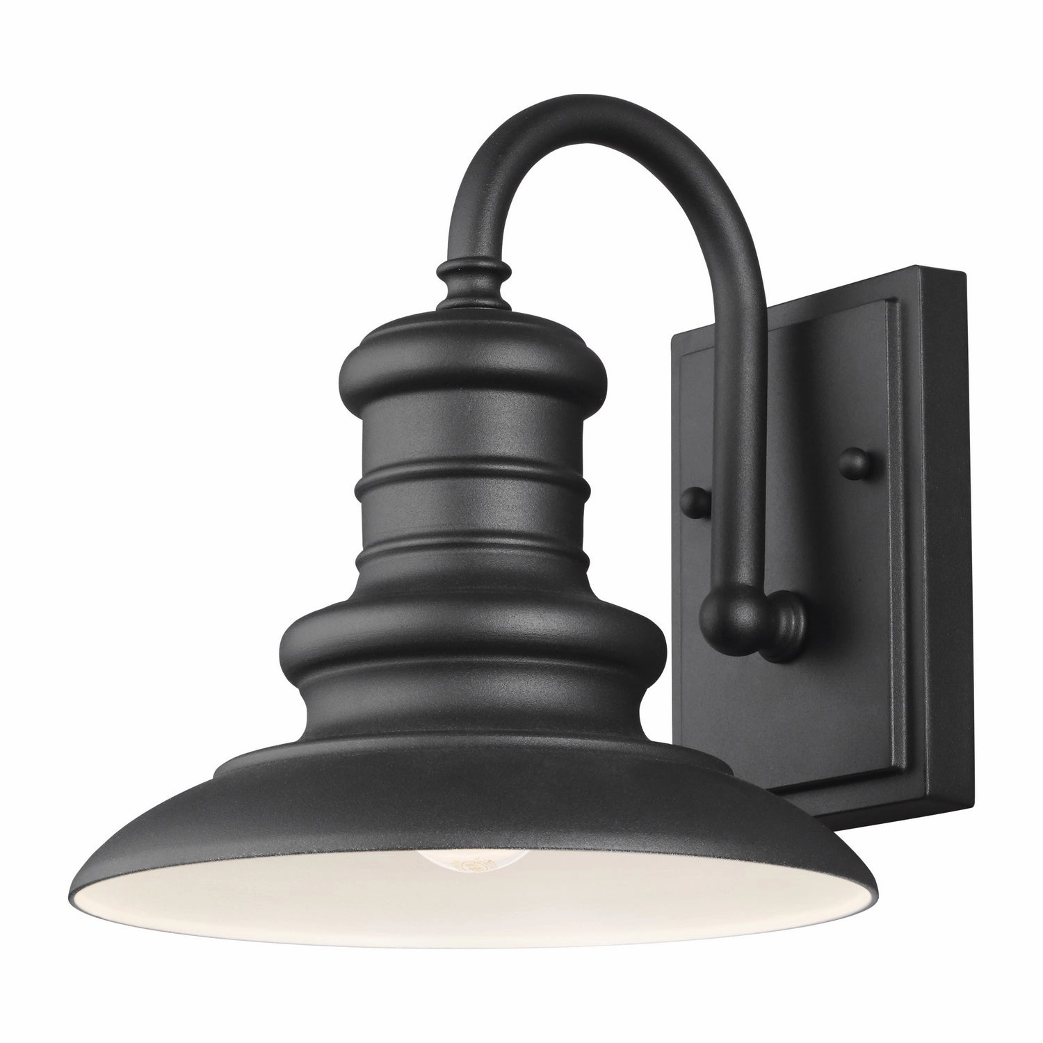 Redding Station One Light Outdoor Wall Lantern Textured BlackOutdoor wall sconces with motion sensor