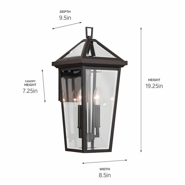 Regence 19.25" 2-Light Outdoor Wall Light