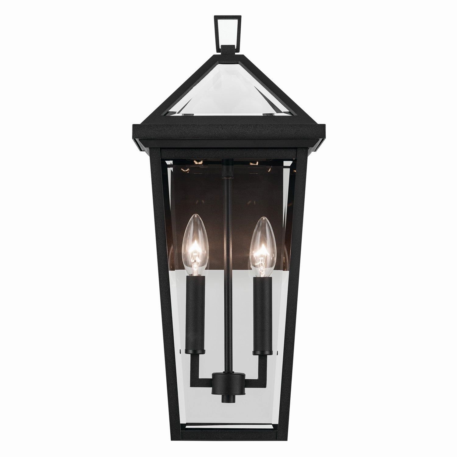 Regence Two Light Outdoor Wall Mount Textured Black