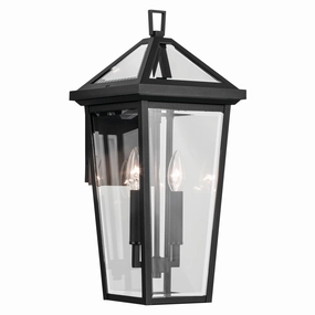 Regence Two Light Outdoor Wall Mount Textured BlackOutdoor wall sconces with motion sensor