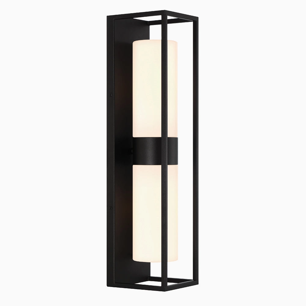 Ren Two Light Outdoor Lantern BlackOutdoor wall sconces with motion sensor