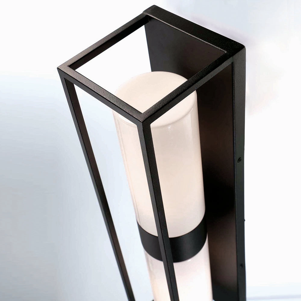 Ren Two Light Outdoor Lantern Black