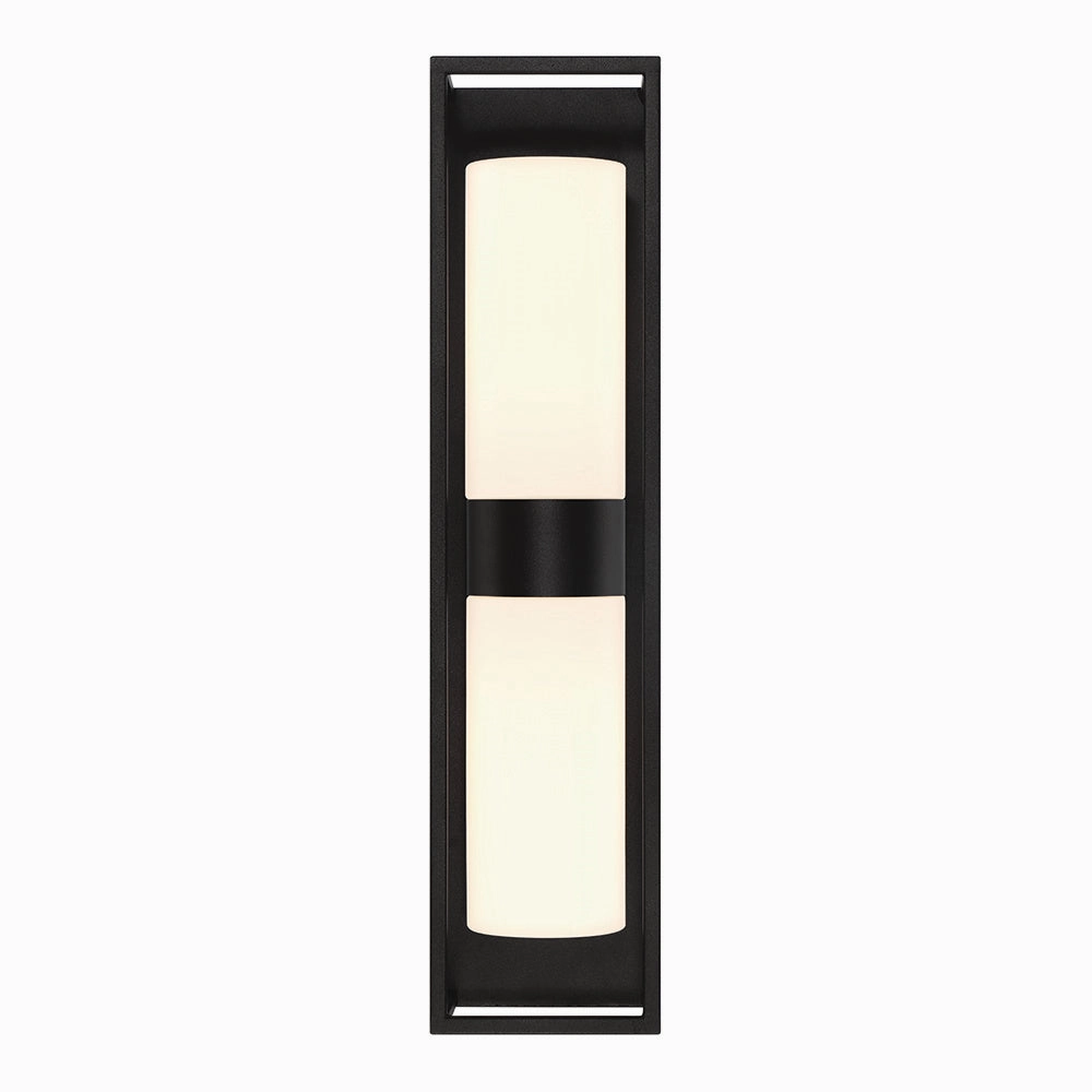 Ren Two Light Outdoor Lantern Black