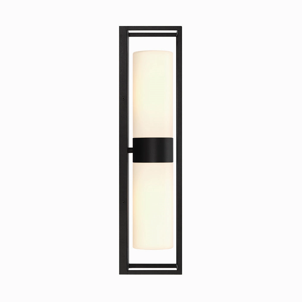 Ren Two Light Outdoor Lantern Black