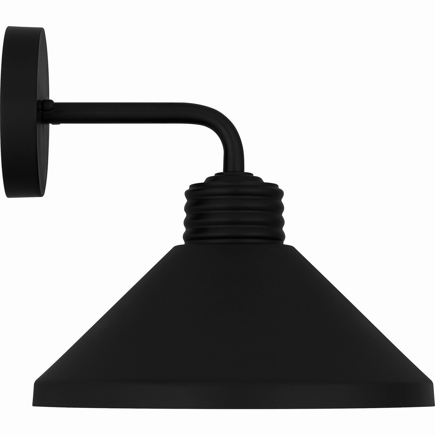 Rencher One Light Outdoor Wall Mount Matte Black