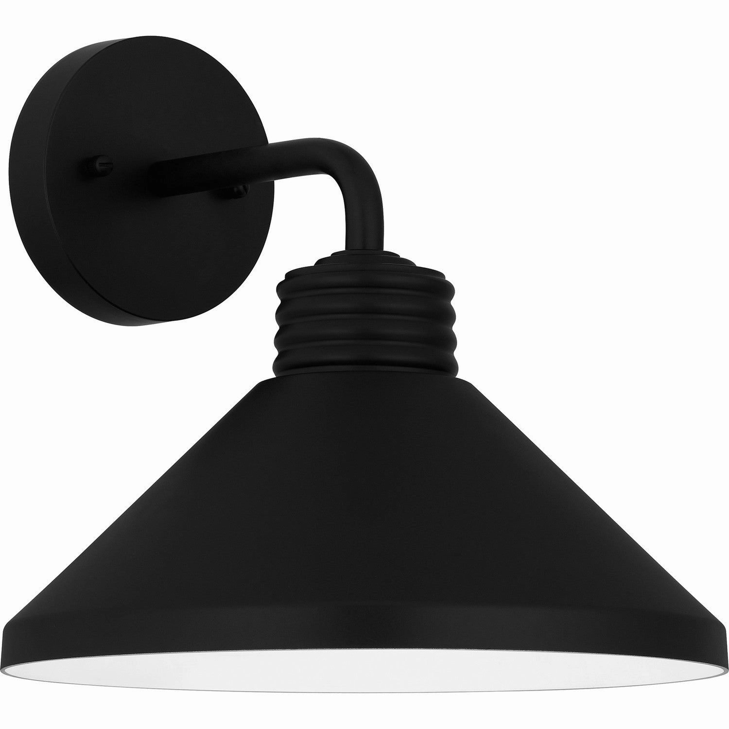 Rencher One Light Outdoor Wall Mount Matte Black