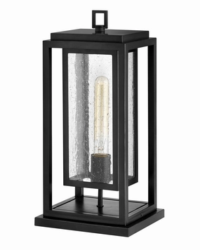 Republic LED Pier Mount BlackOutdoor wall sconces with motion sensor