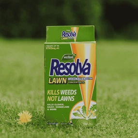 Resolva Lawn Weedkiller Concentrate premium quality garden tool set with case