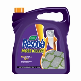Resolva Moss Killer RTU 3 Litre premium quality garden tool set with case