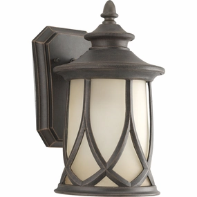Resort One Light Wall Lantern Aged CopperOutdoor wall sconces with motion sensor